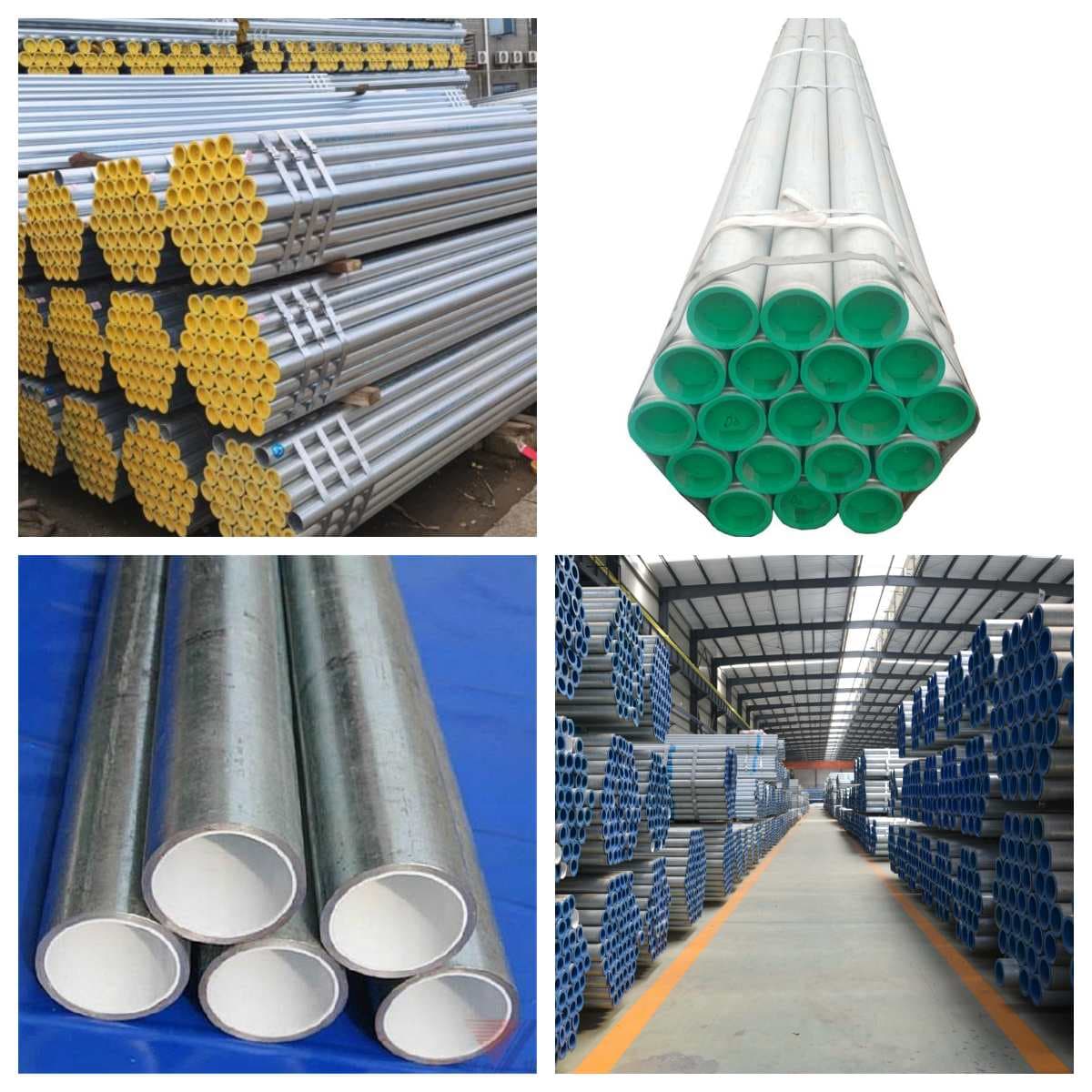 Сталепластиковая композитная труба горячего цинкования 4